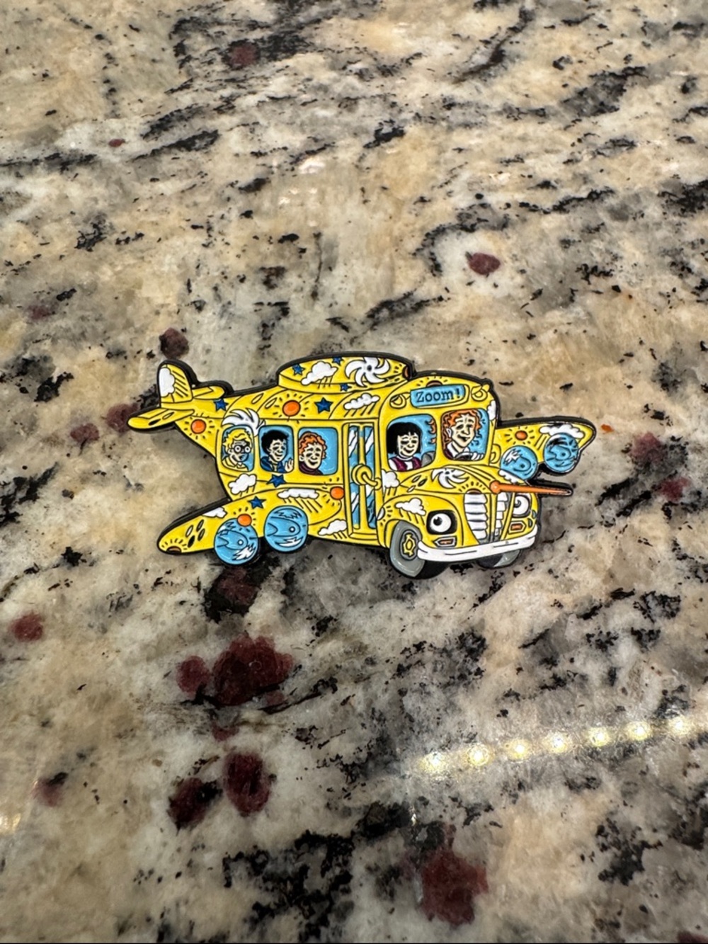 Scholastic's The Magic School Bus and Ms. Frizzle Inspired Enamel Pin